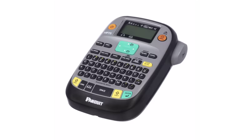 MP75 IMPRESORA PORTATIL DE ETIQUETAS POR TRANSFERENCIA TÉRMICA C/TECLADO Y PANTALLA, PANDUIT