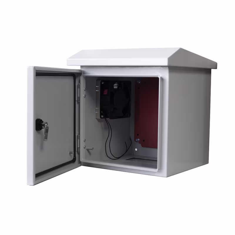 300AX300X300 CAJA NEMA C/VENTILADOR Y PANEL PARA MONTAJE 300x300x300mm 