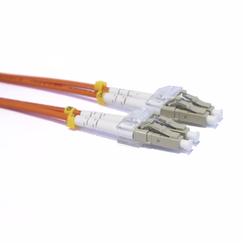 LP/LP5CR01M PATCH CORD DE FIBRA OPTICA LC/LC DUPLEX MULTIMODO 1MT, CATCOM