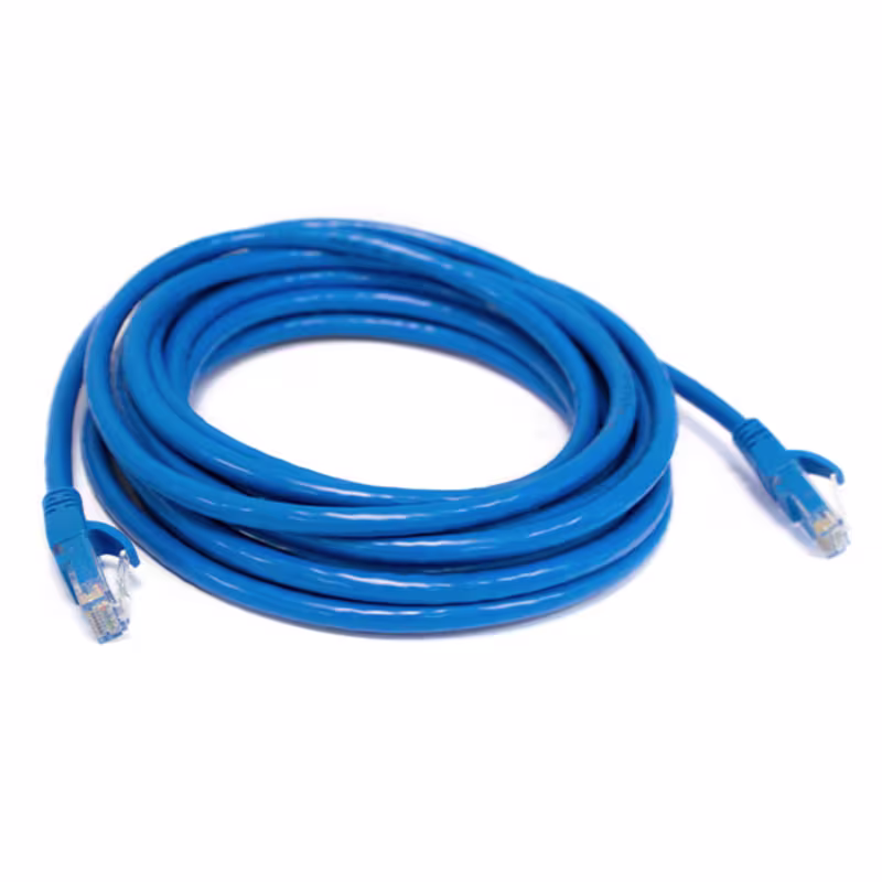PC6-2015 PATCH CORD CAT6 15FT COLOR AZUL C/BOTA TERMOMOLDEADA, CATCOM