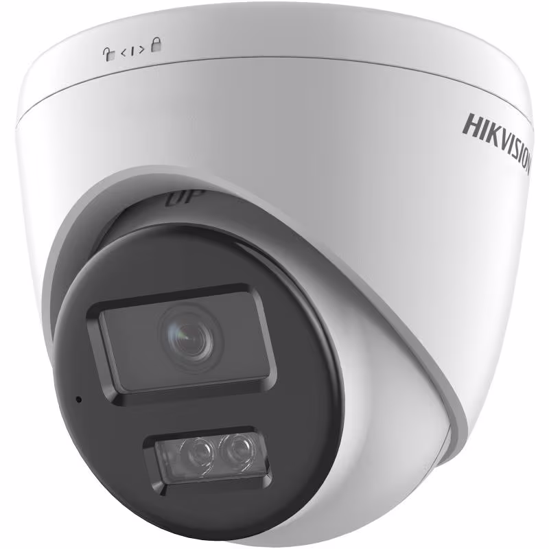 HIK-DS-2CD1363G2-LIUF CAMARA IP TORRETA 6MP POE LENTE FIJO IR 30M CON AUDIO IP67 HIBRID LIGHT 