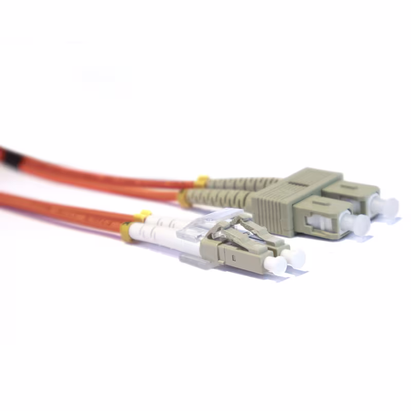 LP/SP5CR20M PATCH CORD DE FIBRA OPTICA LC/SC DUPLEX MULTIMODO 20MTS, CATCOM