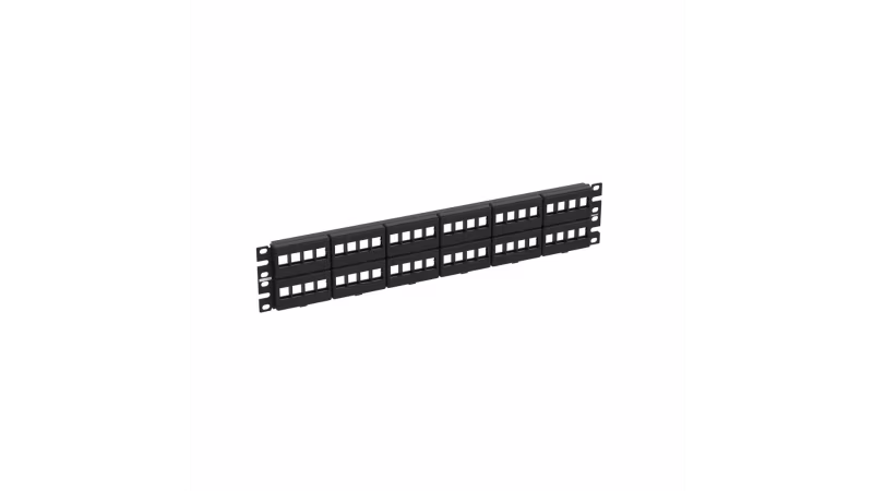 NKFP48Y PATCH PANELMODULAR,PLANO, 48 PORT 2 RU NETKEY