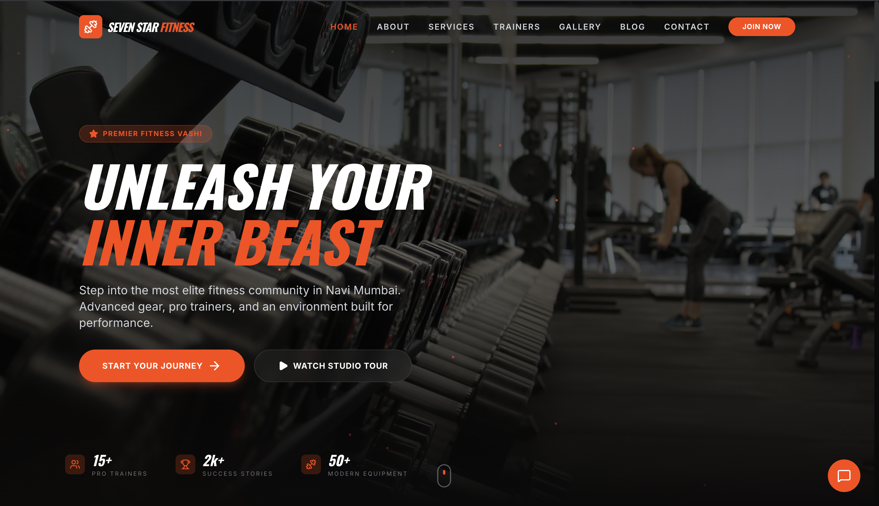 Seven Star Fitness - High Converting Gym Website