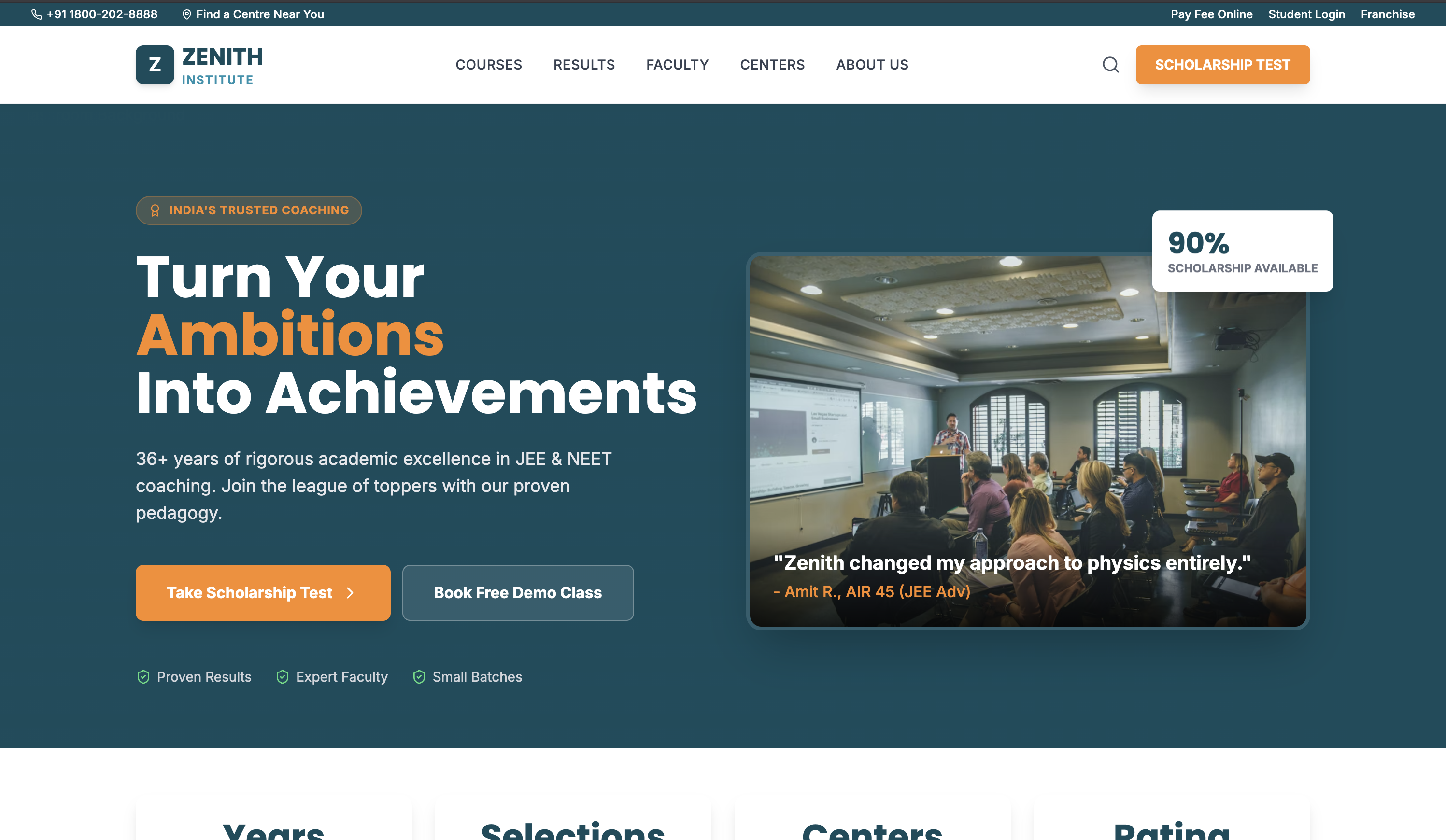 Modern Coaching website
