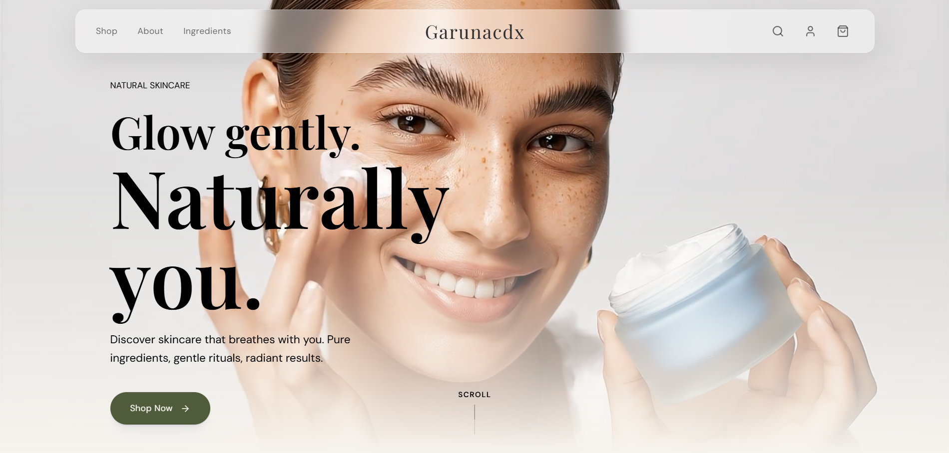 SkinCare Landing Page
