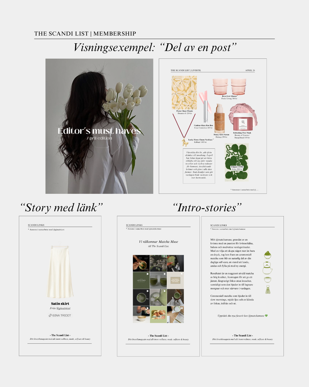 Visningsexempel The Scandi List