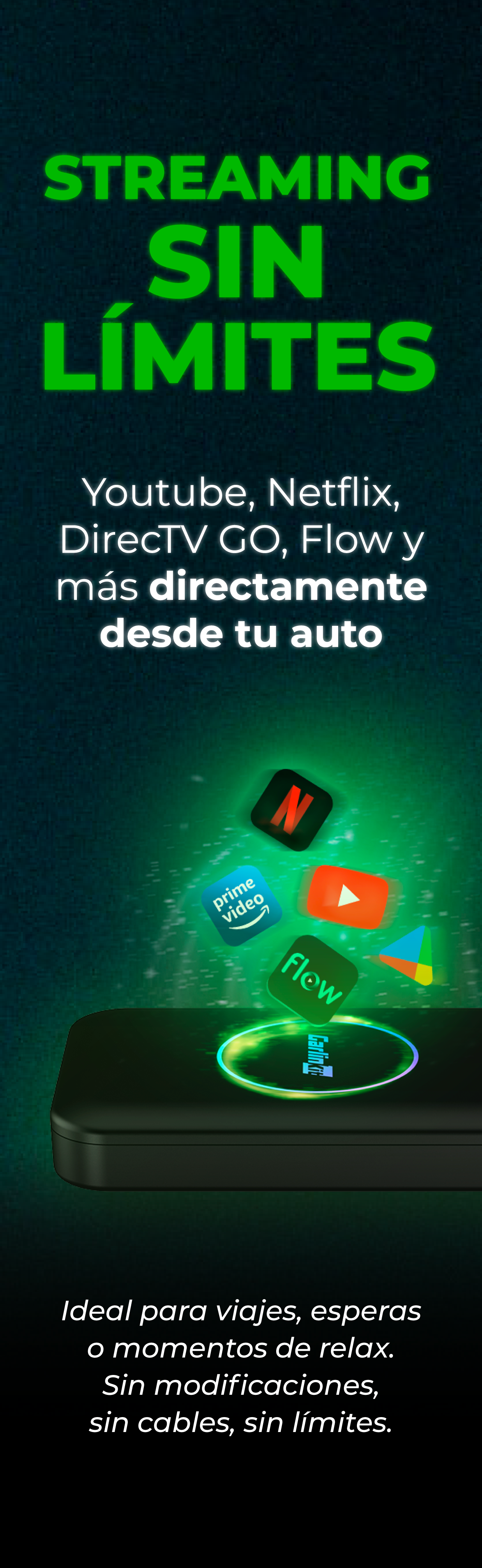 Streaming sin l&iacute;mites