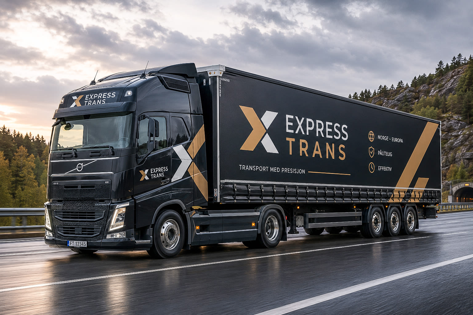 Foliering av lastebil og trailer i Moss: Maksimer din synlighet