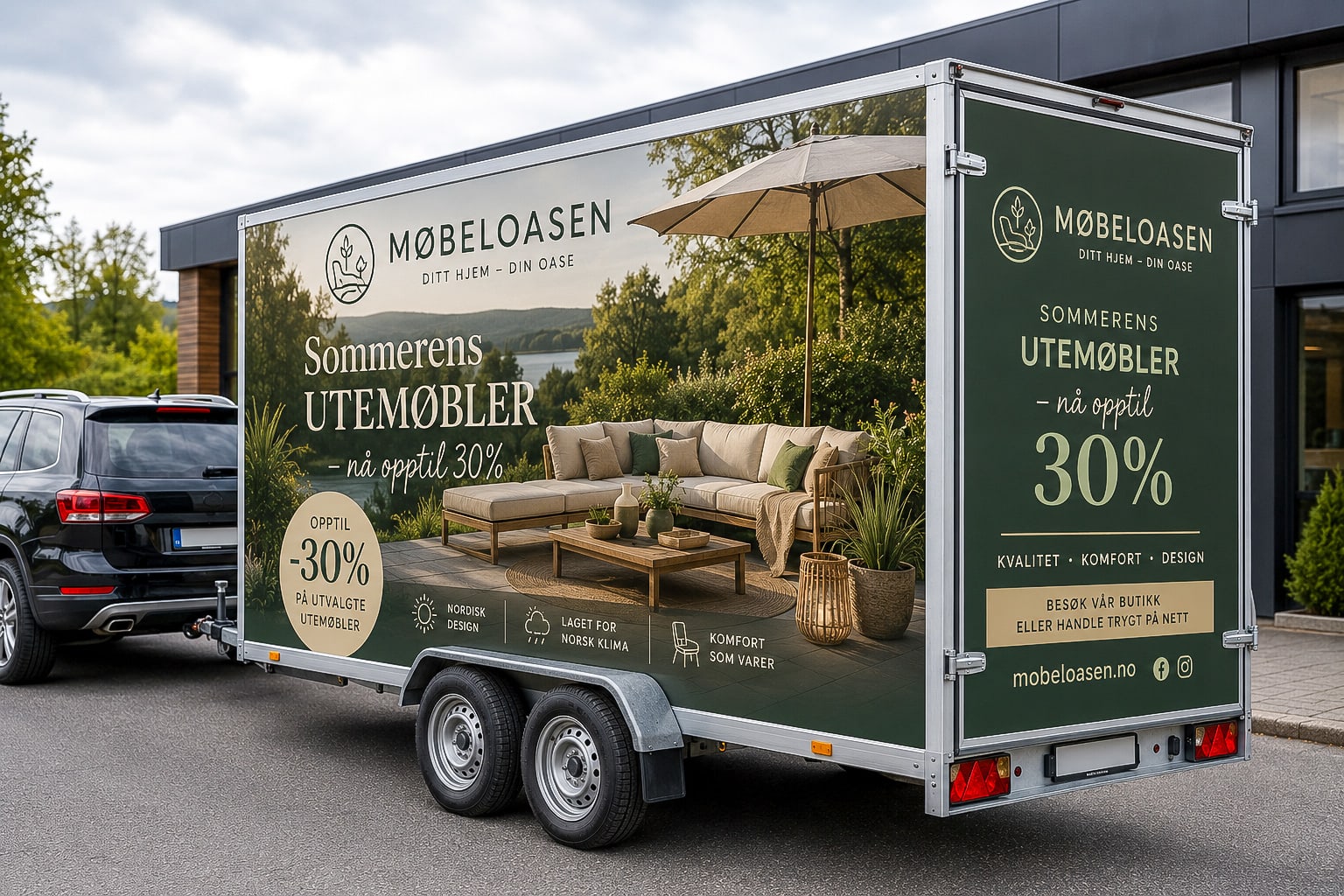 Foliering av tilhenger