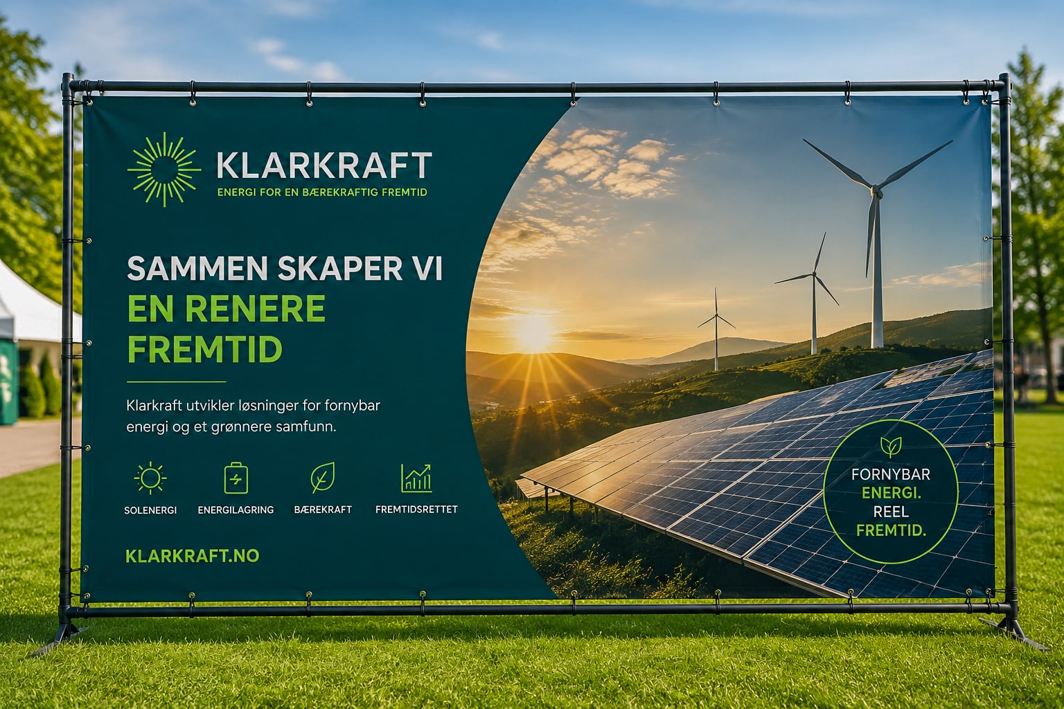 Banner til messe og event