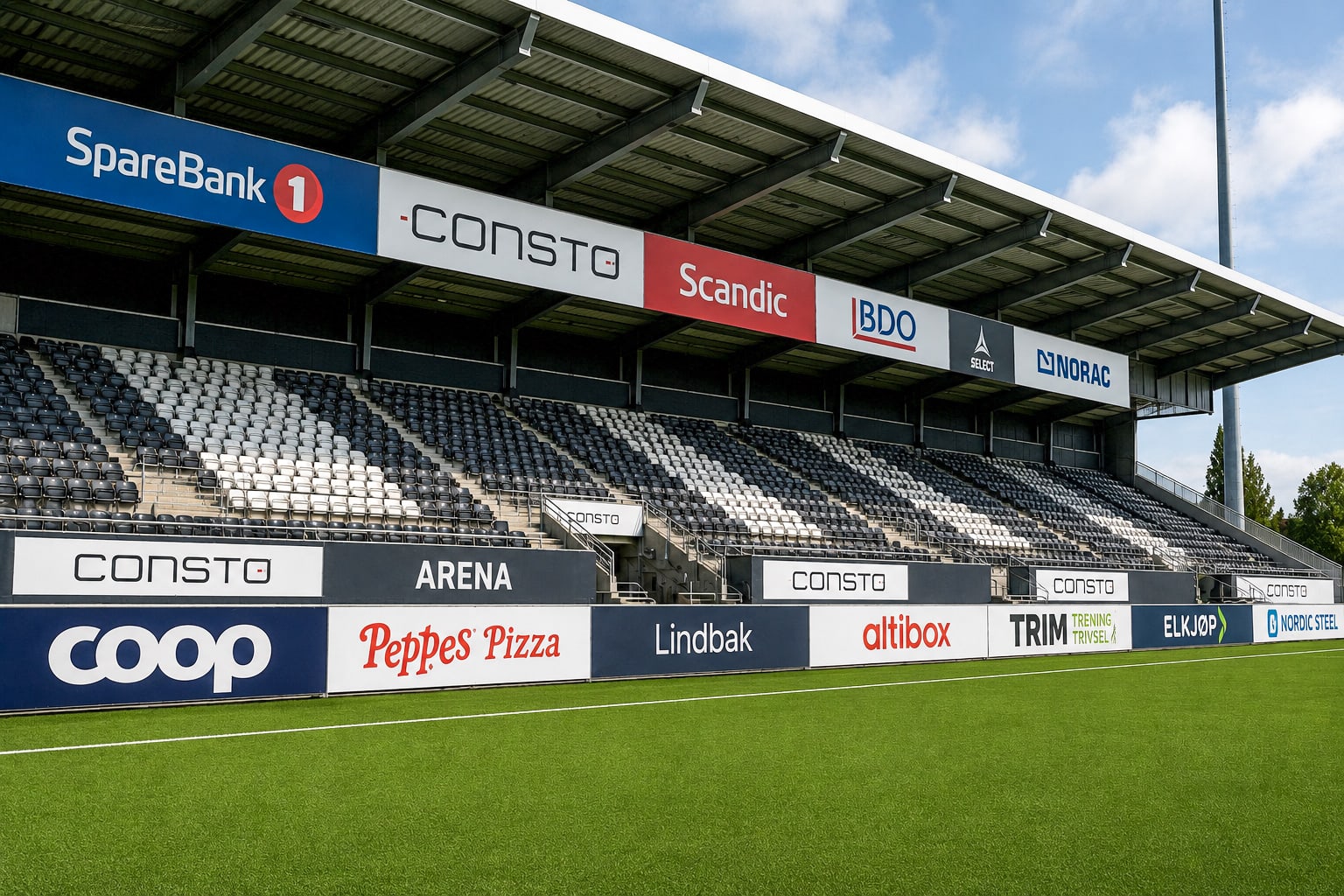 Arenaskilt og sponsorskilt: Maksimal synlighet for dine samarbeidspartnere