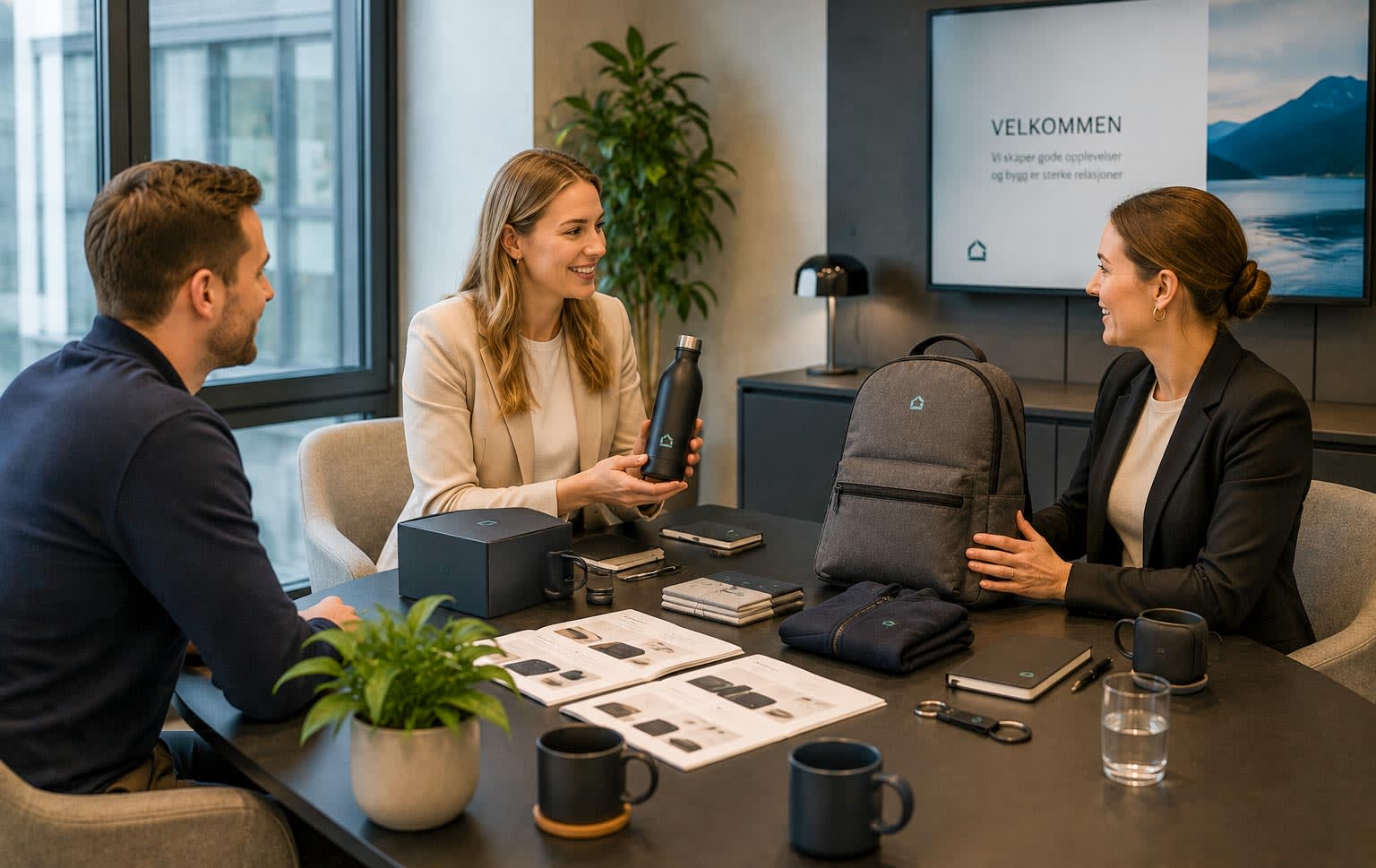 Markedsmateriell til kundemøter