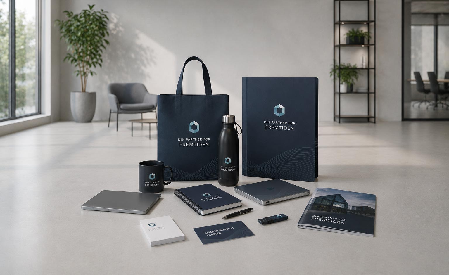 Markedsmateriell for bedrifter: