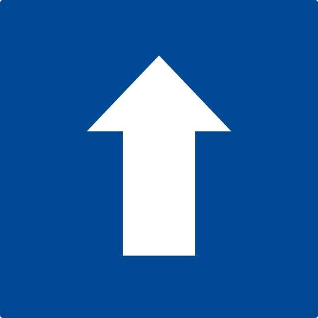 Decomark - Opplysningsskilt, enveiskjøring 400 x 400, 2 i pk