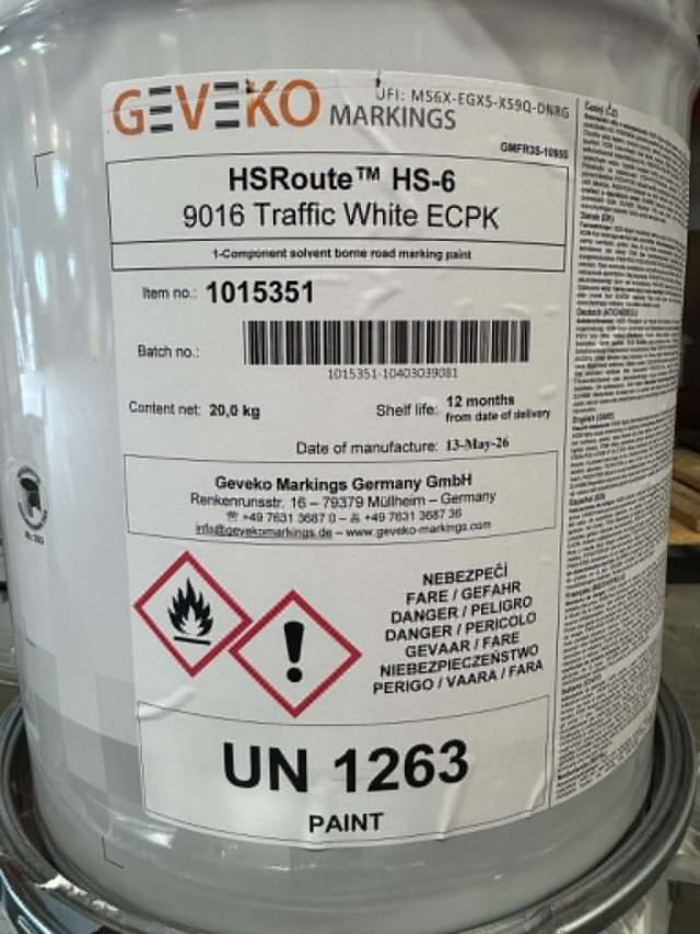 HSRoute HS-6 9016 Traffic white, 20kg S