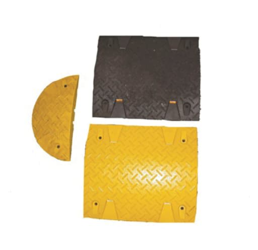 Fartshump- Gul del for 10 km/t, 430x500x60 mm