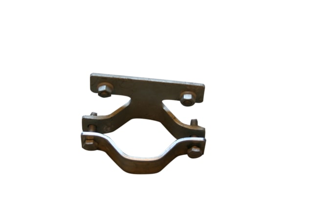 Skiltklammer rette for 60mm stolpe, pakke med 2 stk