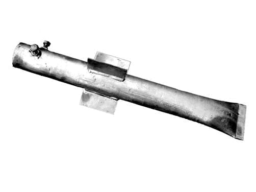 Stålrørsfundament 60/700 m/vinger for 60mm stolpe
