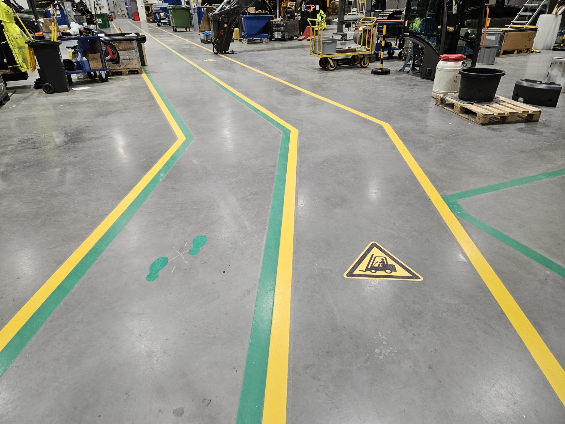 Industriell merking i lager og terminal