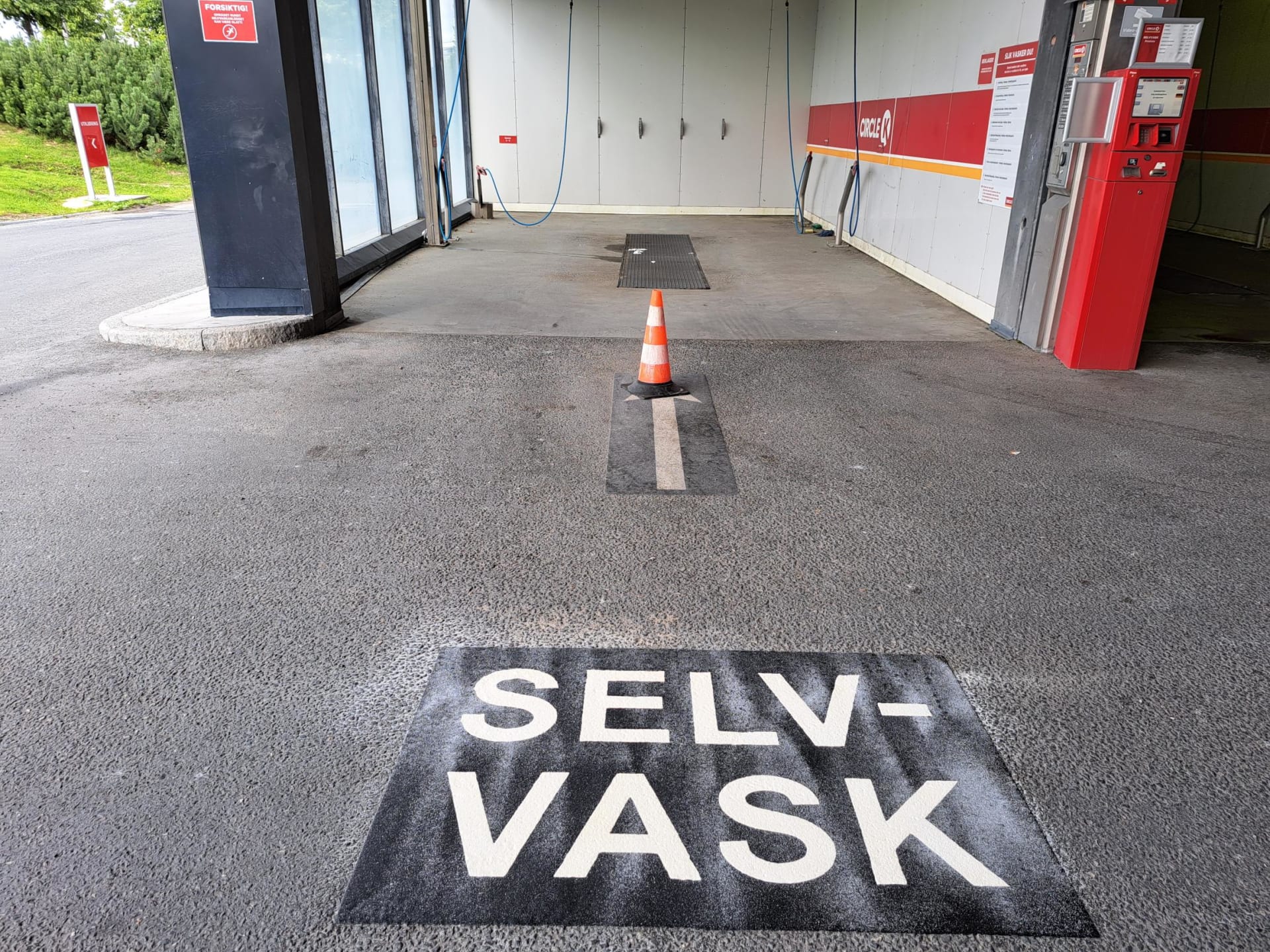Oppmerking av parkeringsplass