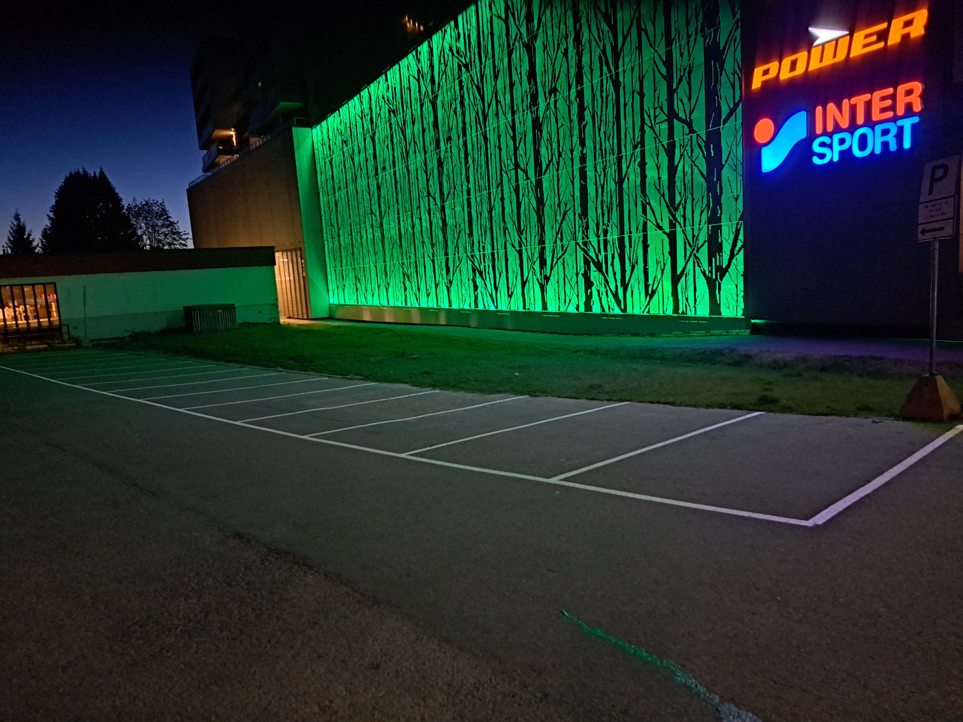 Oppmerking av parkeringsplass