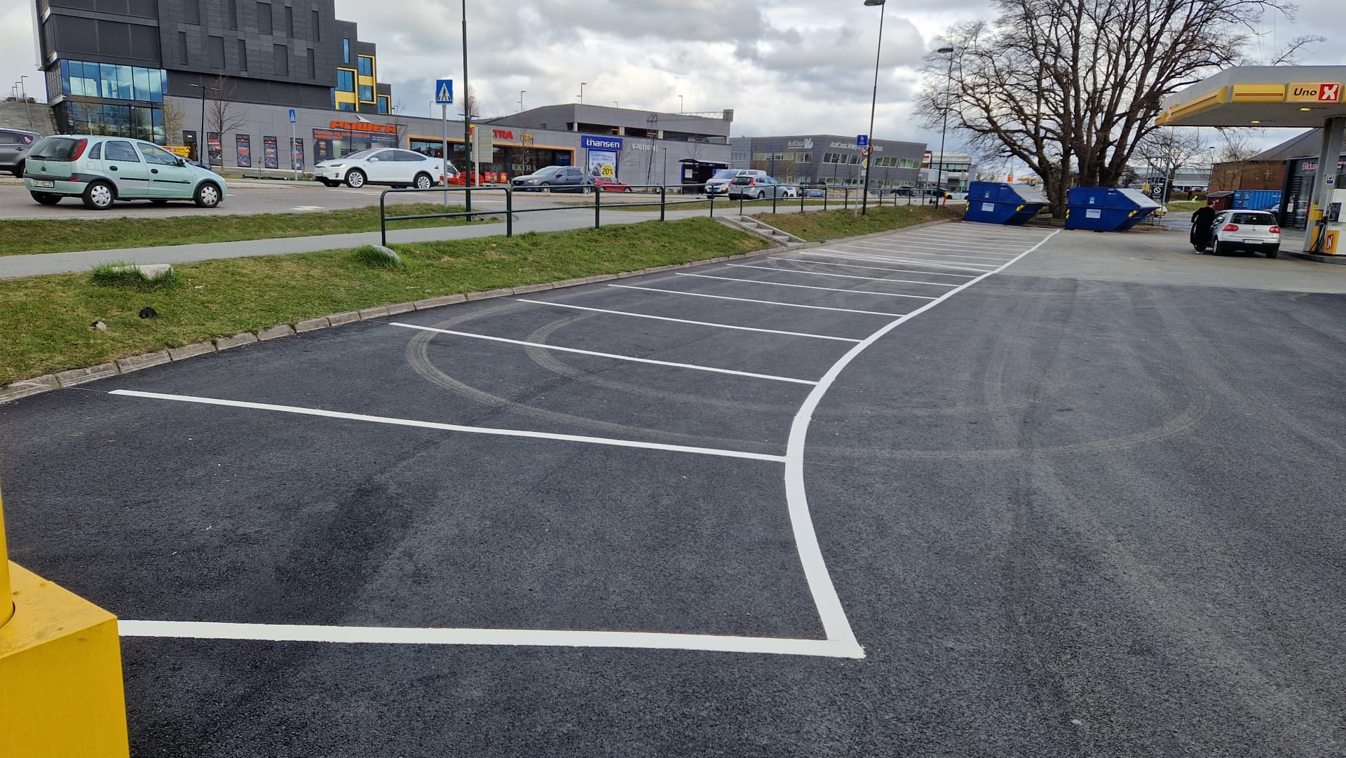 Oppmerking av parkeringsplass