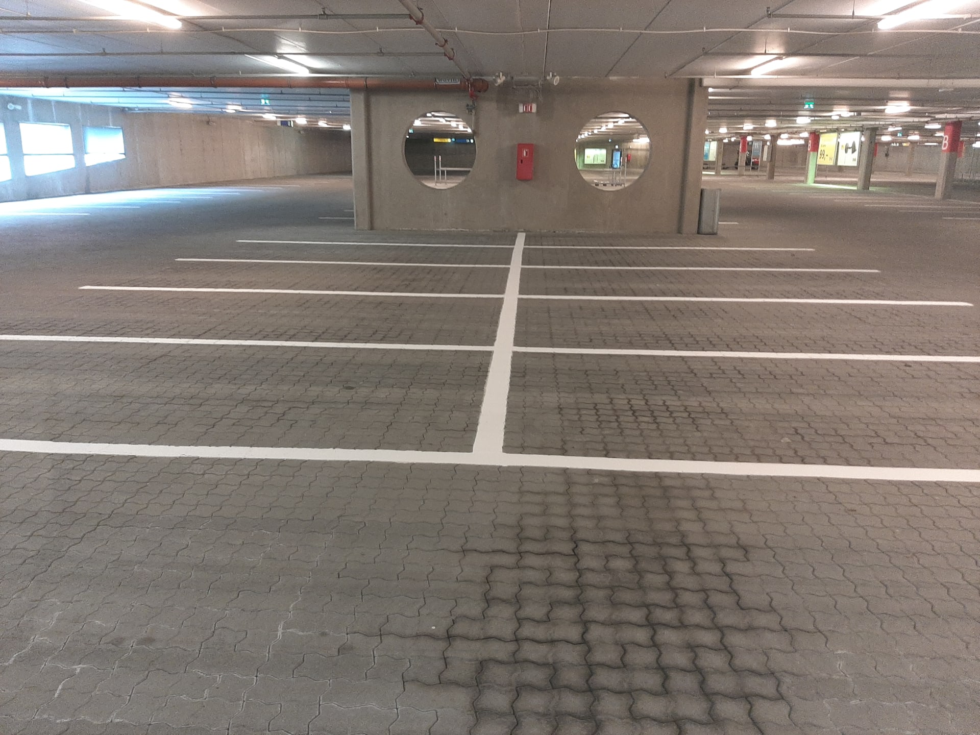 Oppmerking av parkeringsplass