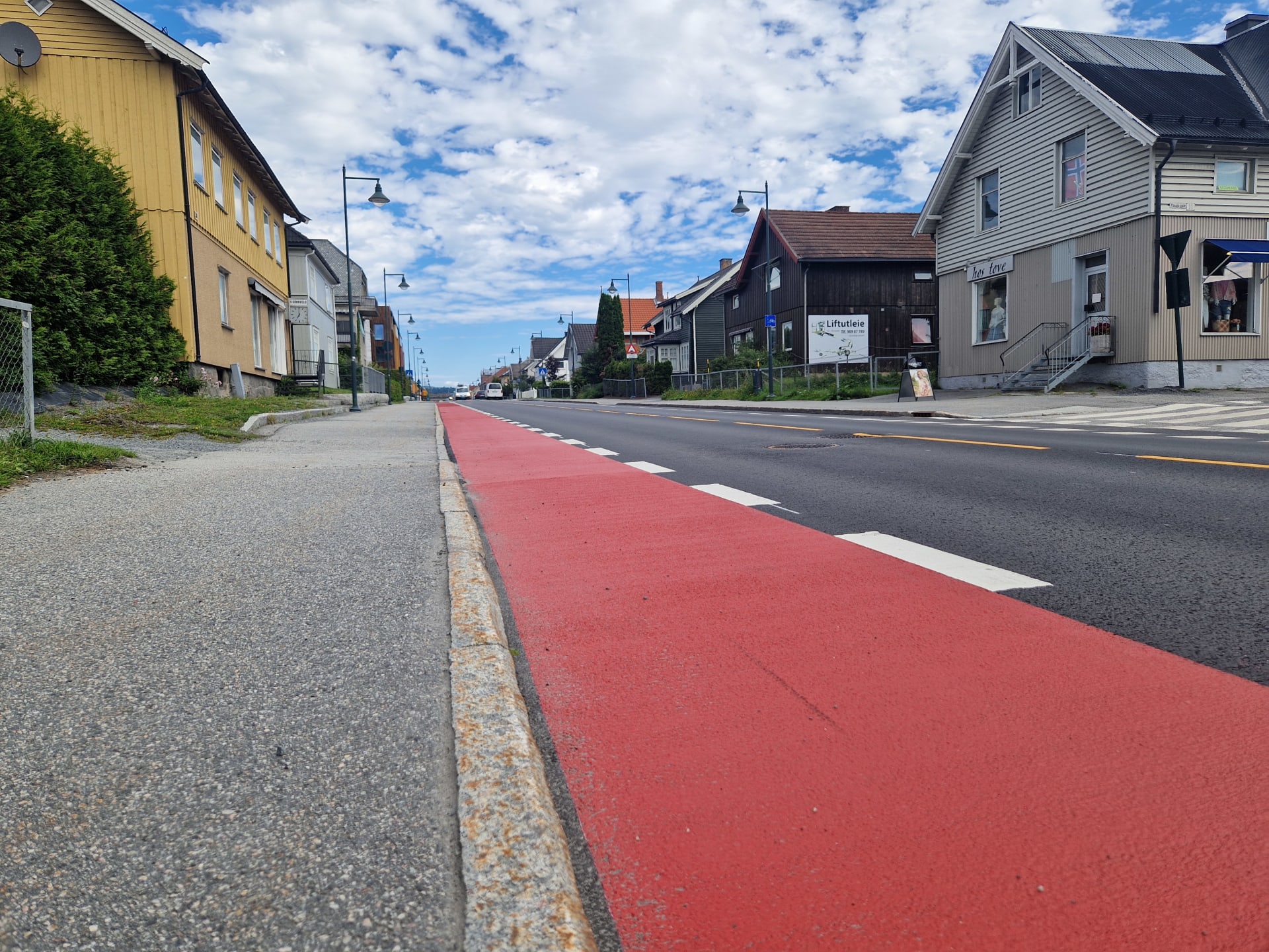Merking av sykkelfelt