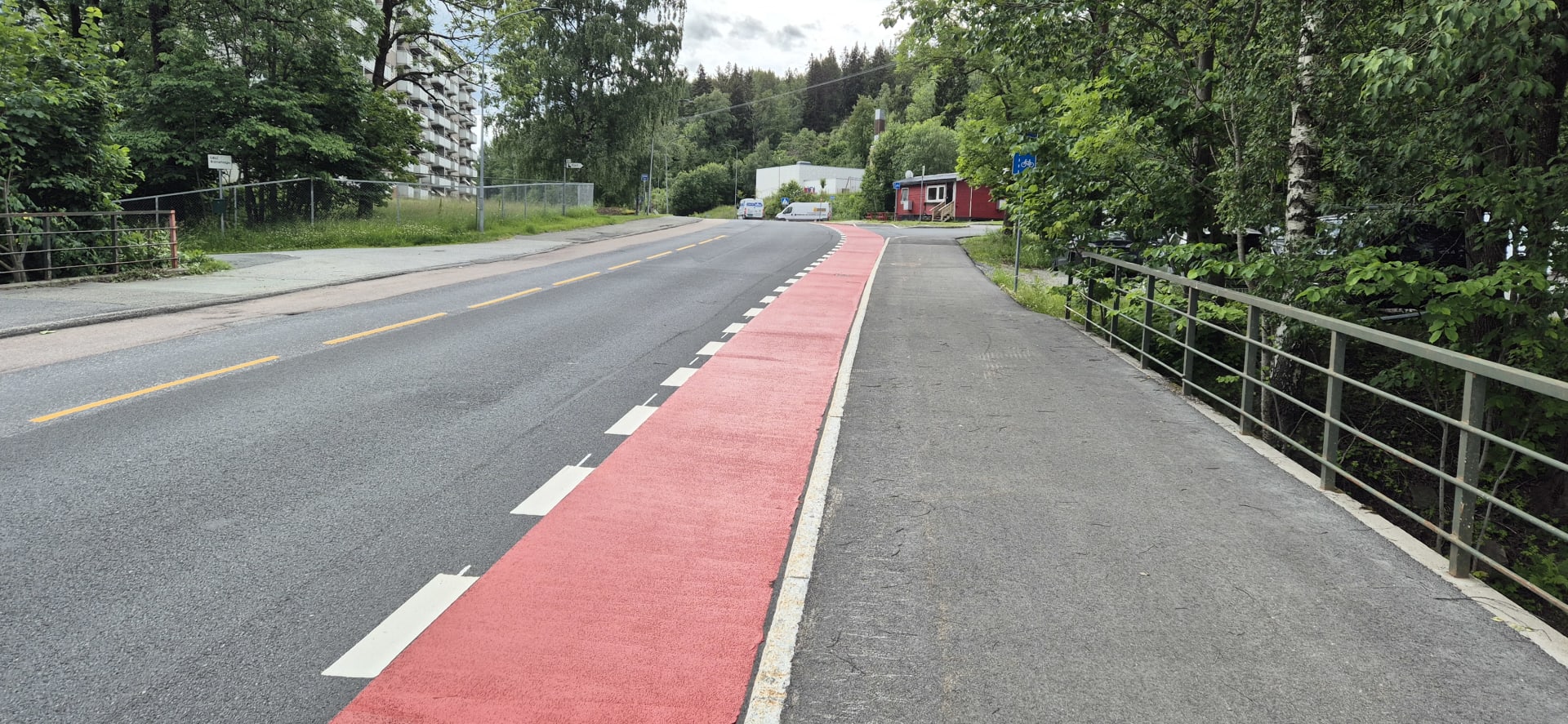 Merking av sykkelfelt
