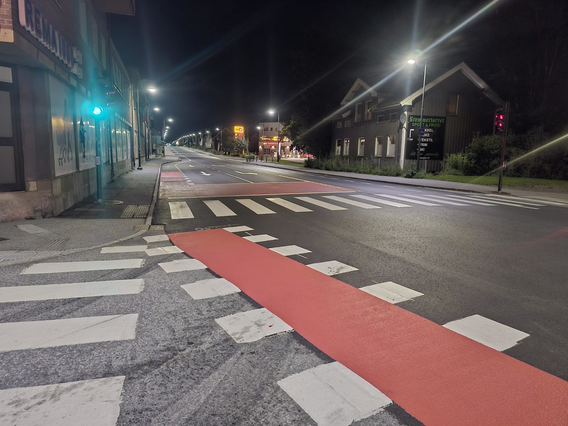 Merking av sykkelfelt