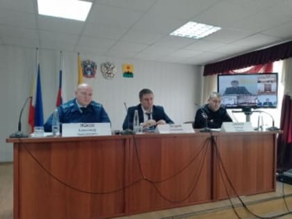 Заседание по обеспечению правопорядка в Зверево