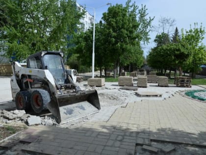 В Волгодонске при поддержке РоАЭС благоустраивают бульвар вдоль парка «Дружба» и парк «Молодежный»