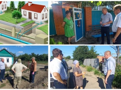 Подключение новых абонентов к системе водоснабжения в хуторах Евсеевский и Тереховский