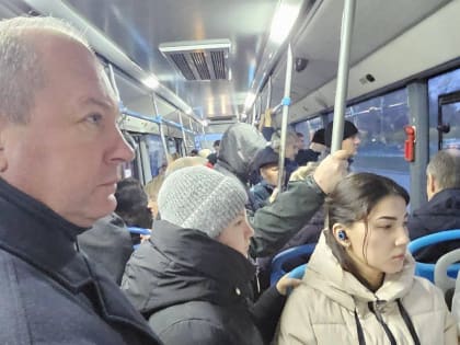 Транспортная реформа в Ростове: замгубернатор на автобусе в час пик