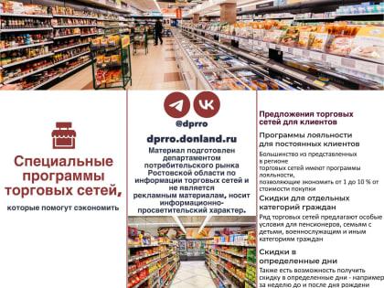 Программы торговых сетей, которые помогут сэкономить