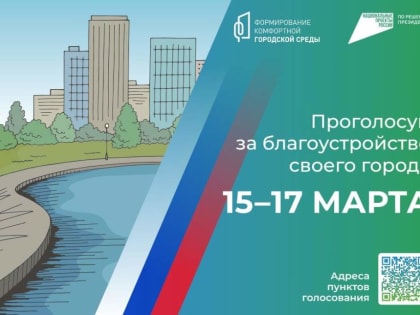 15 марта стартует голосование за выбор территорий для благоустройства
