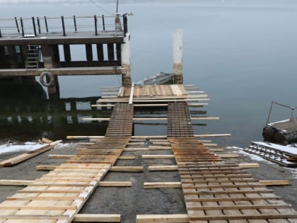 Обустройство Крещенской иордани в Волгодонском порту завершат 17 января