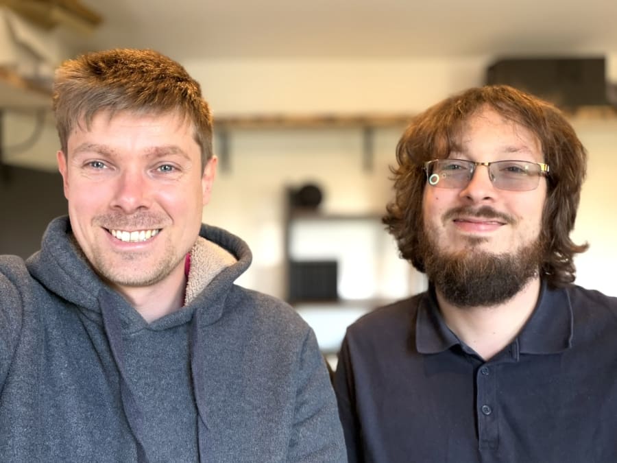 Sam James and Matthew Morgan — Fresh Tech engineers, Ludlow