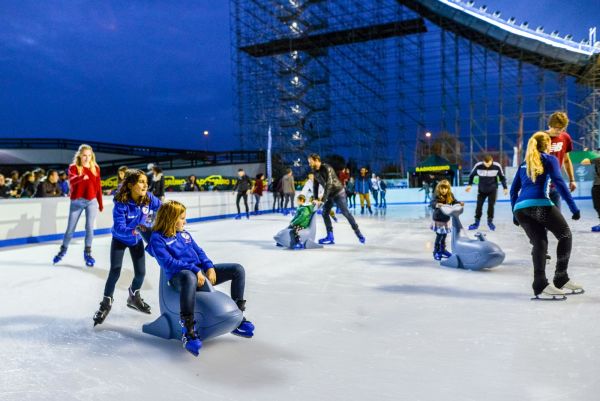 Portable Ice Skating Rinks for Rent | Industrial Frigo Ice USA | Ice & Snow Rides Manufacturer