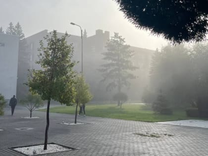 Челябинск утром 31 августа окутал густой туман