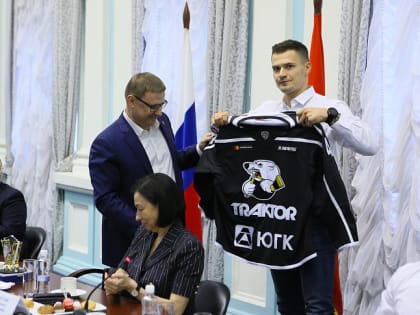 Президент «Трактора» Алексей Текслер настроил хоккеистов на победу