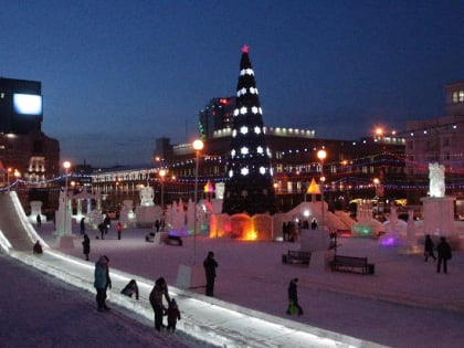 Какую тему выбрали челябинцы для главного ледового городка