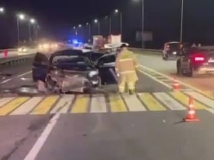 Дорожное происшествие с четырьмя автомобилями в Челябинской области