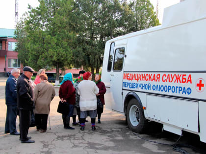 Более полутора тысяч жителей Еткульского района прошли обследование на передвижном флюорографе