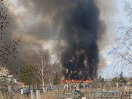 Магнитогорцев напугал ландшафтный пожар рядом с городом