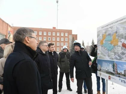 Первые два объекта межуниверситетского кампуса в Челябинске будут сданы до 1 марта 2024 года