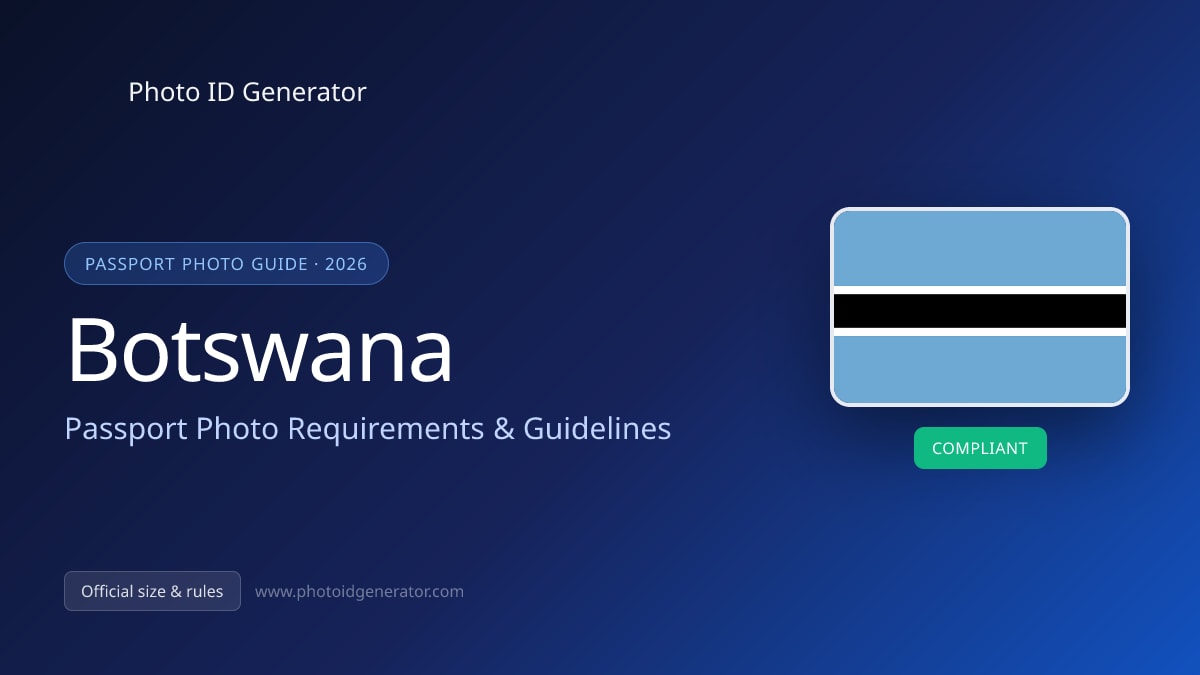 Botswana Passport Photo Requirements & Guidelines