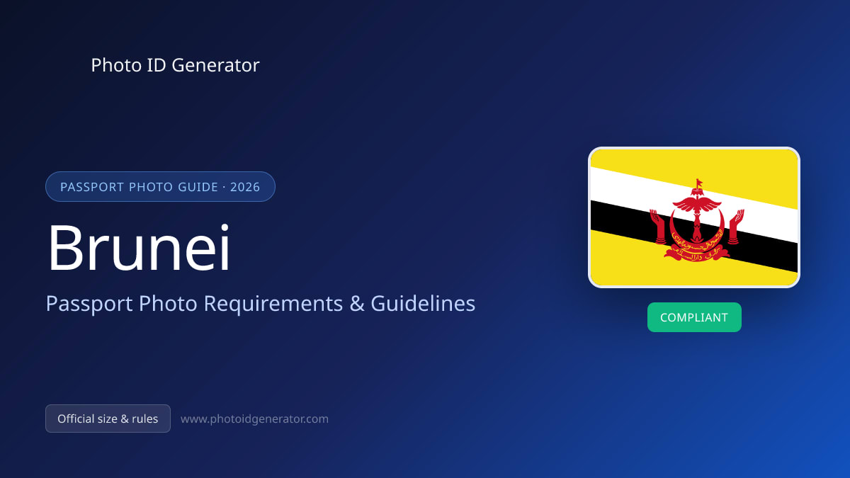 Brunei Passport Photo Requirements & Guidelines