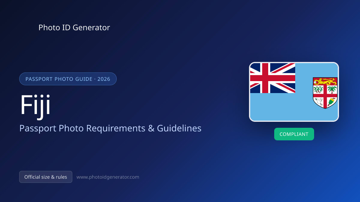 Fiji Passport Photo Requirements & Guidelines